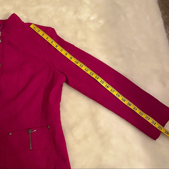 TANJAY  | BRIGHT FUCHSIA PINK JACKET - Picture 13 of 15